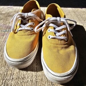 Vans Yellow Canvas Sneakers
